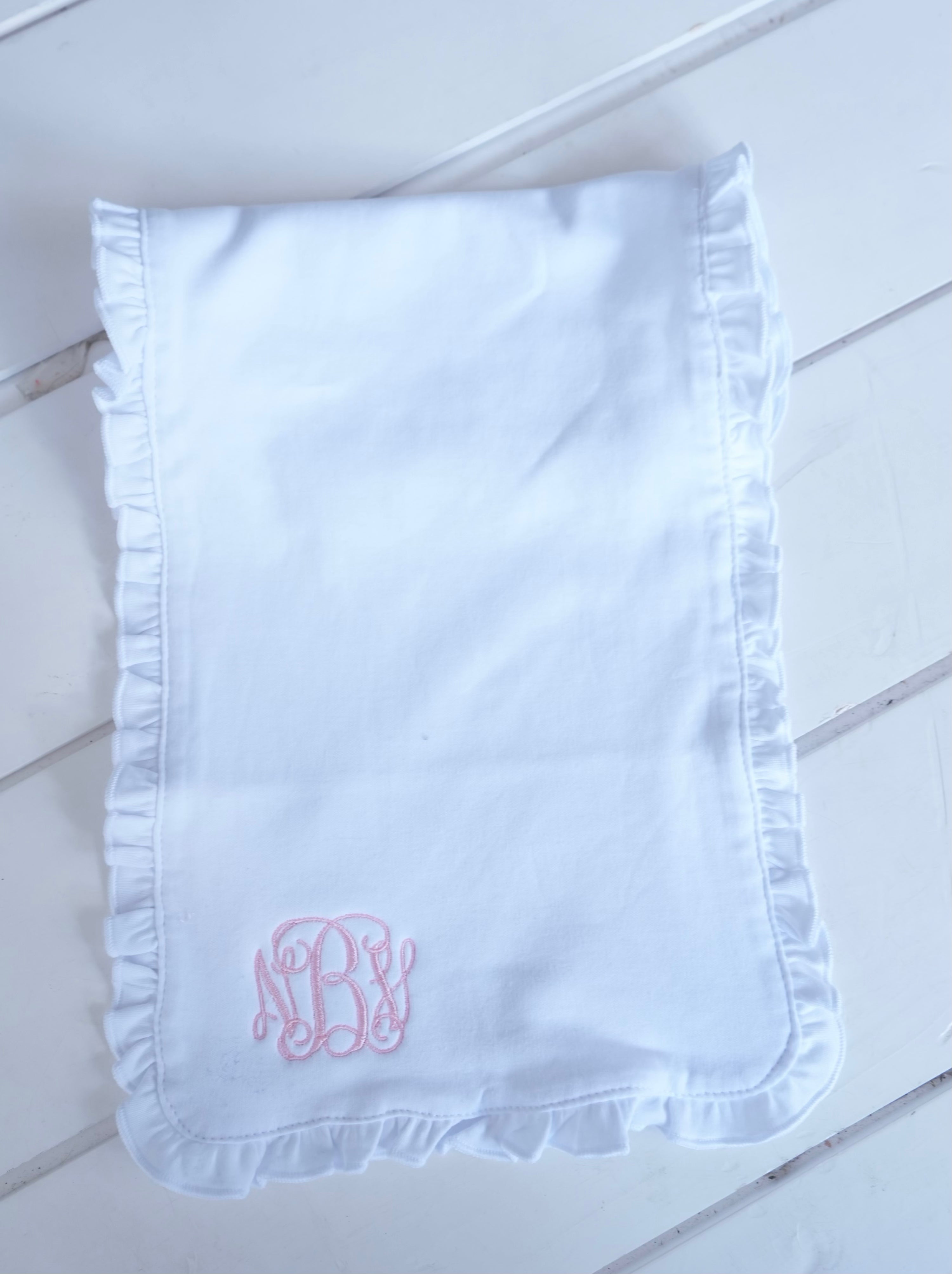 The Bella Burp Cloth - Ruffle