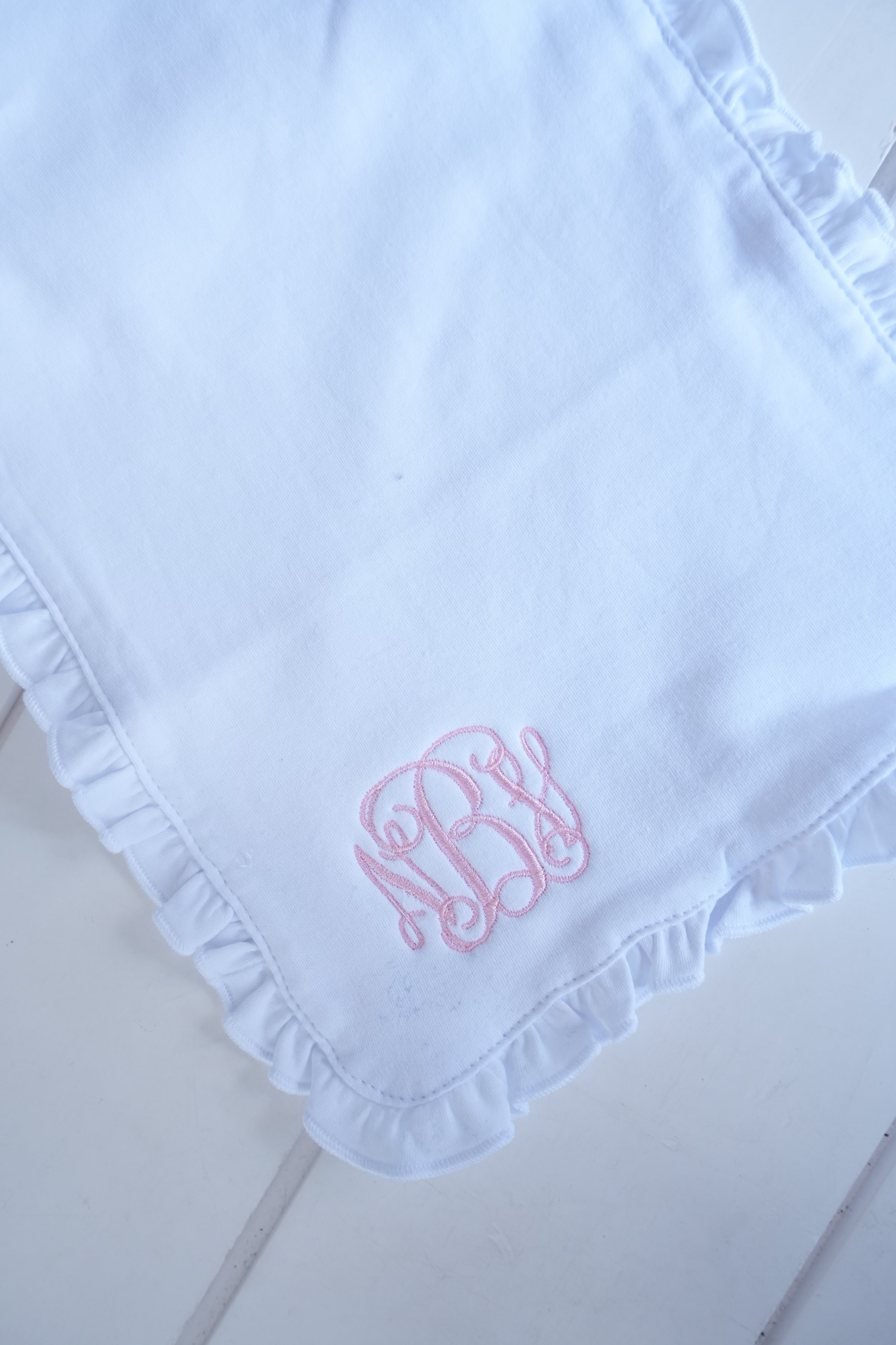The Bella Burp Cloth - Ruffle